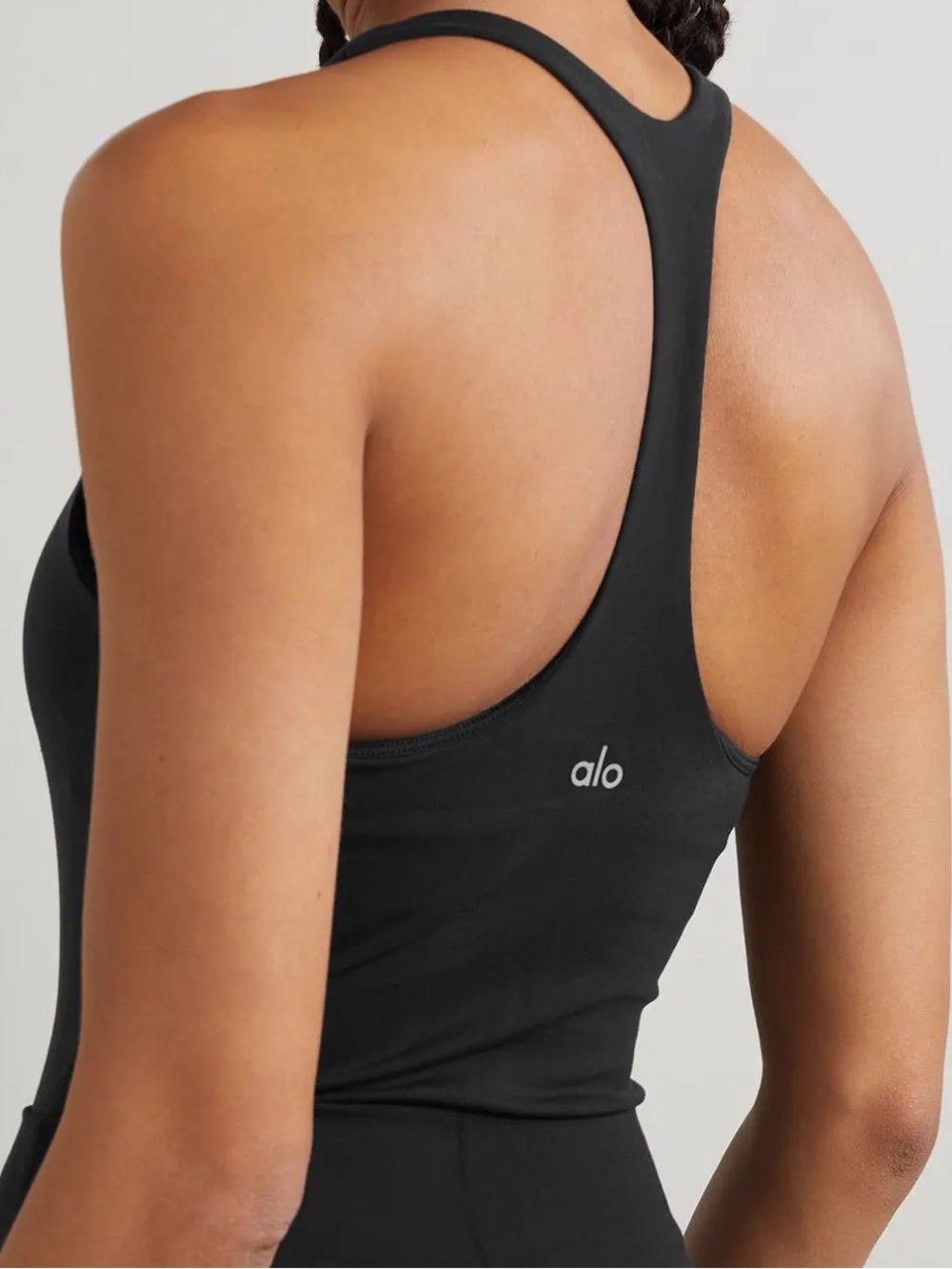 Alo Yoga Sleek Back Stretch Bodysuit Black S